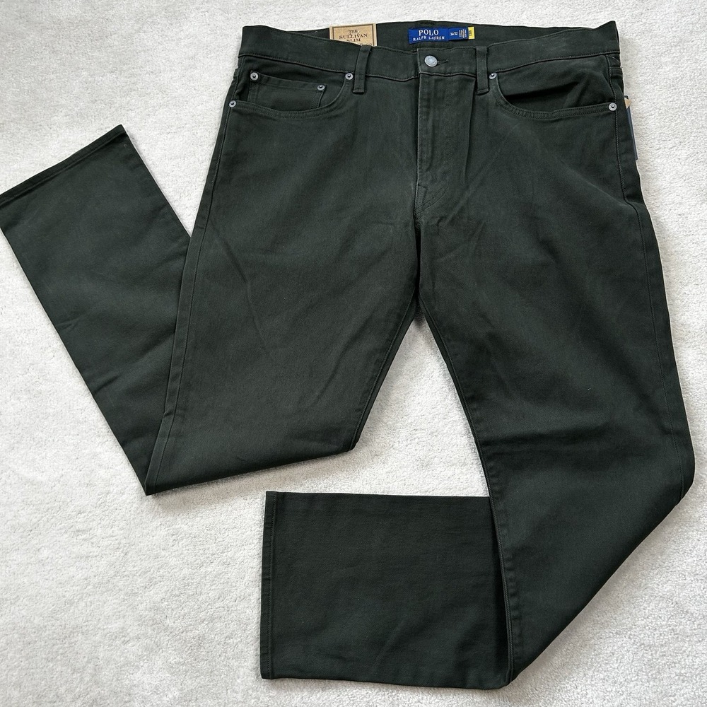 Polo Ralph Lauren Varick Slim Straight Jeans Men's 36x32 Stretch Casual Traveler
